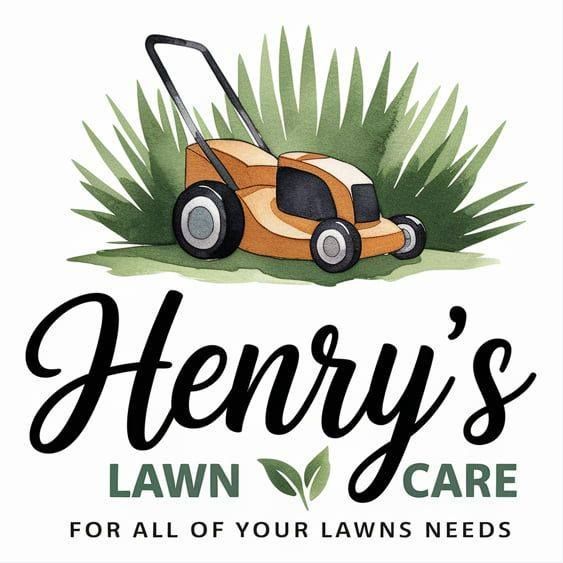 Henry's Lawn Care logo — lawn mowing and landscaping in Rockford, IL